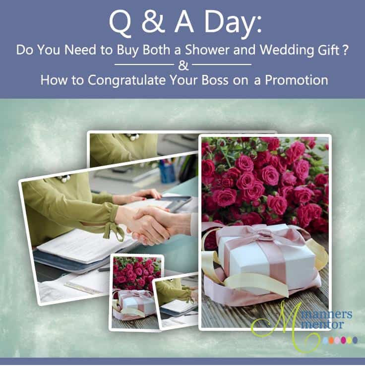 Do You Need To Both Shower And Wedding Presents How Congratulate Your Boss